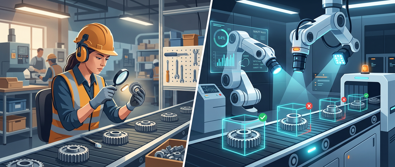 AI vision vs traditional quality control: a direct comparison for operations directors