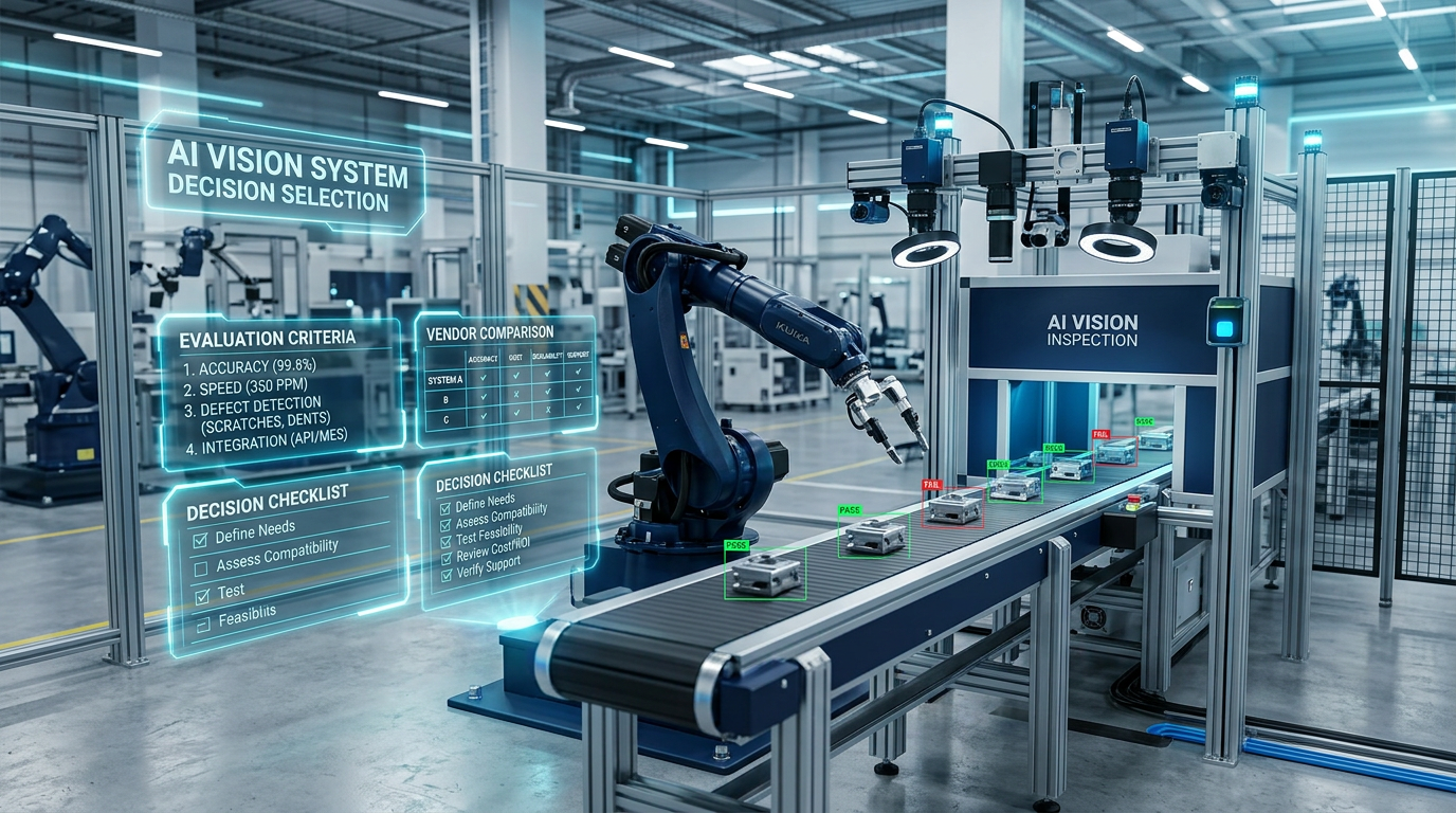 How to choose an AI vision system: a buyer's guide for manufacturing operations