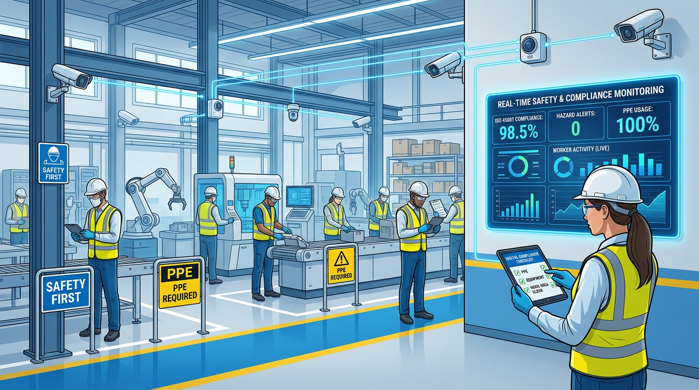 What is ISO 45001 and how does AI safety monitoring help you comply?
