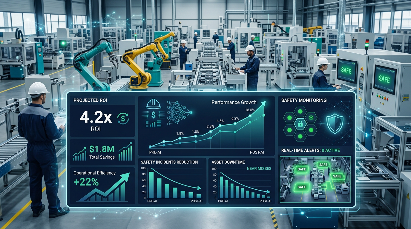 What is the ROI of AI safety monitoring? A framework for manufacturing operations