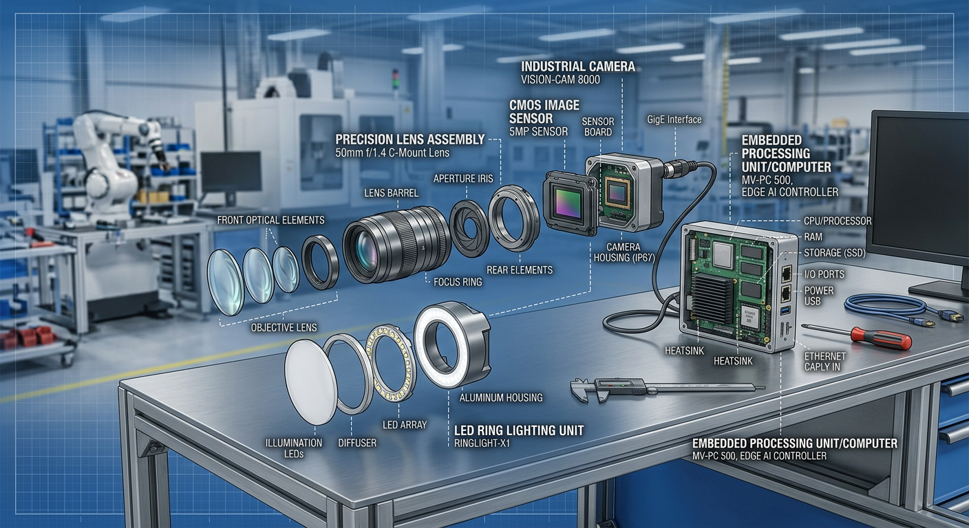 Machine vision system components: a practical guide for manufacturers