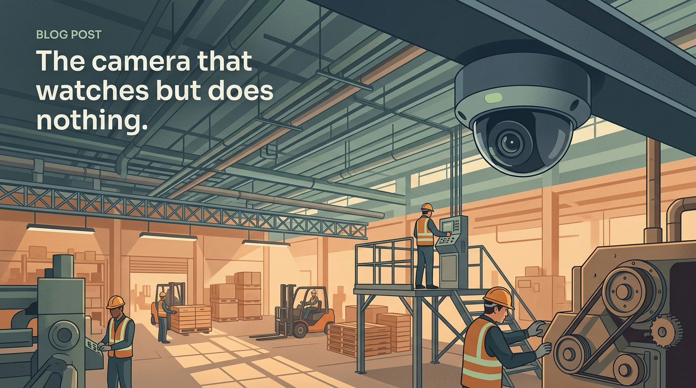 The camera that watches but does nothing