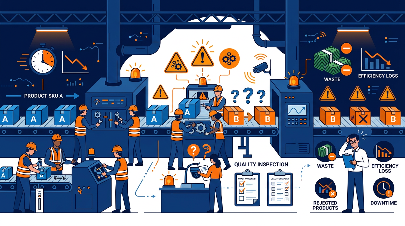 What line changeover actually costs a quality manager